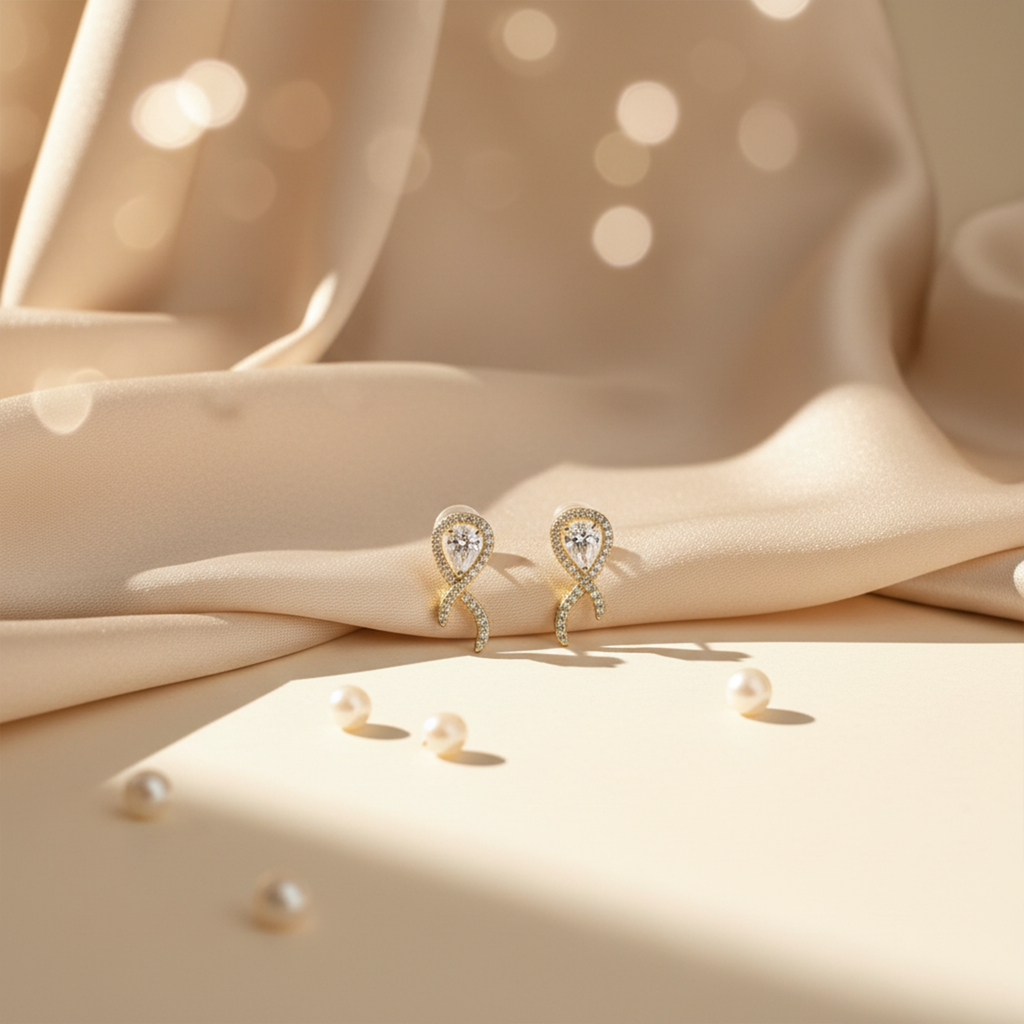 Berry Myth Infinity Grace Crystal Earrings